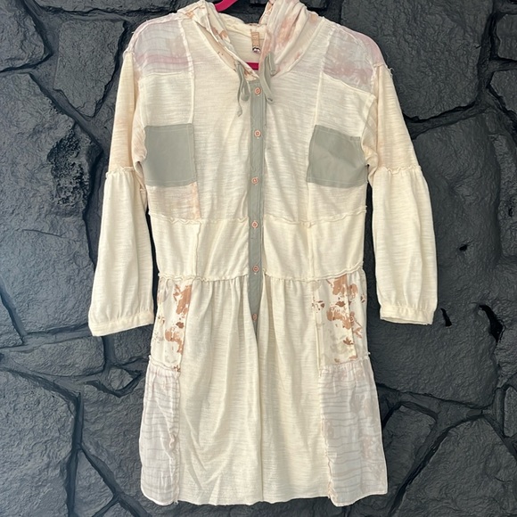 Free People Patchwork Dress Size M - Picture 1 of 5
